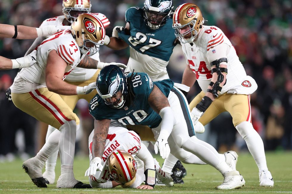 Philadelphia Eagles were beaten 23-19 by the San Francisco 49ers