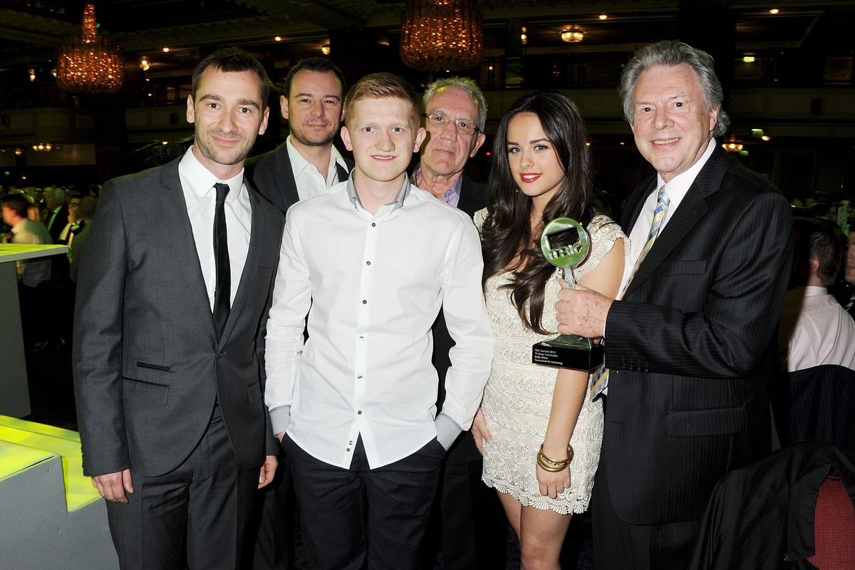 Philip Lowrie and Coronation Street cast