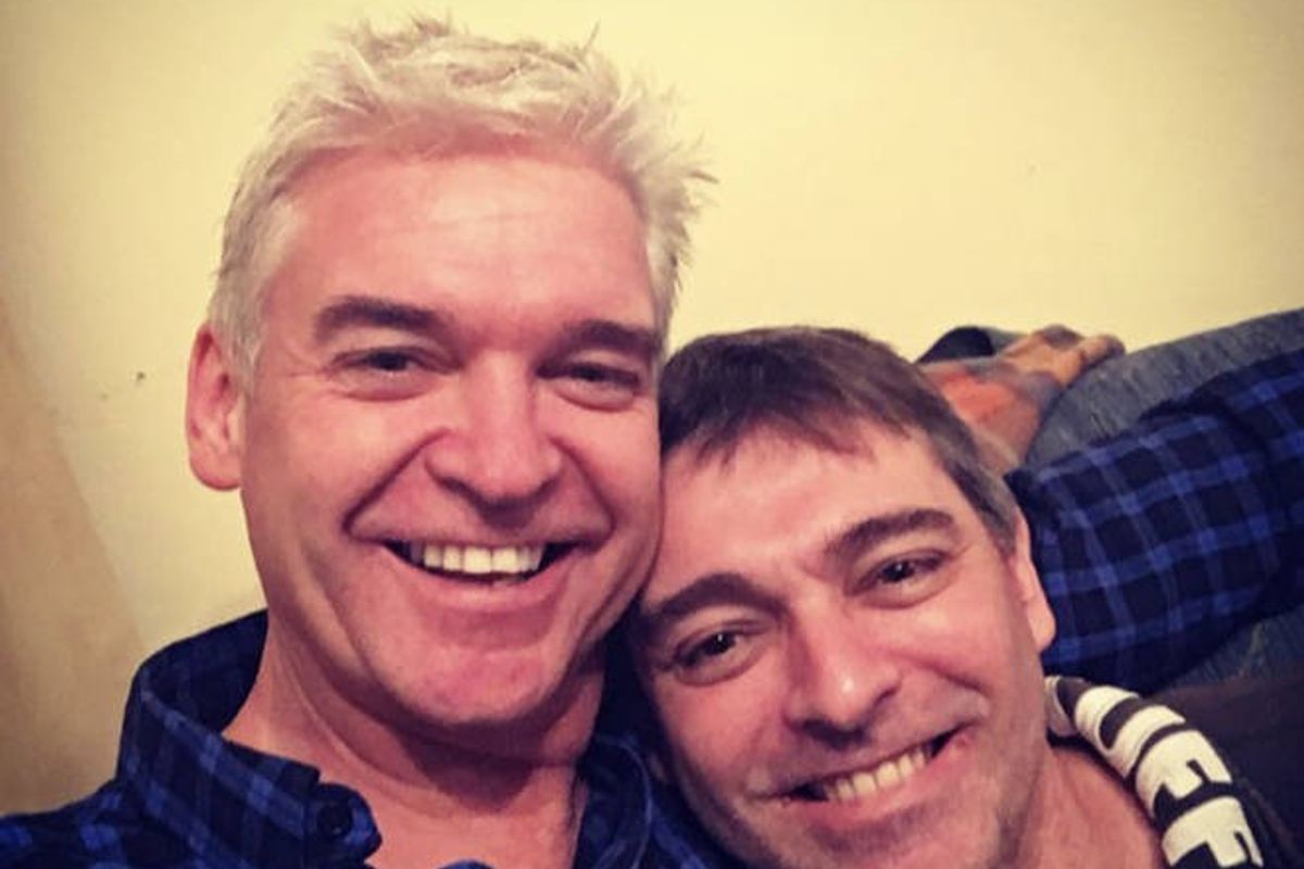 Phillip Schofield and his brother Timothy Schofield