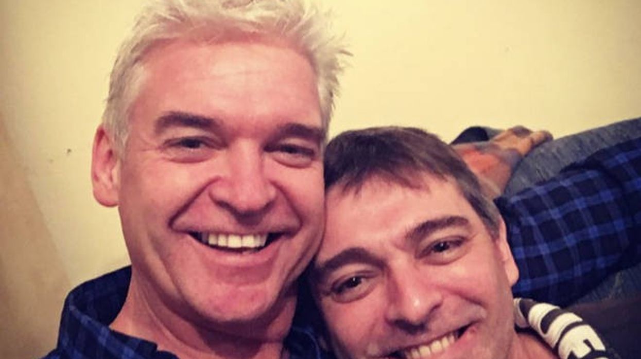 Phillip Schofield and his brother Timothy Schofield