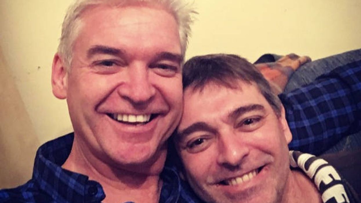 Phillip Schofield and his brother Timothy Schofield