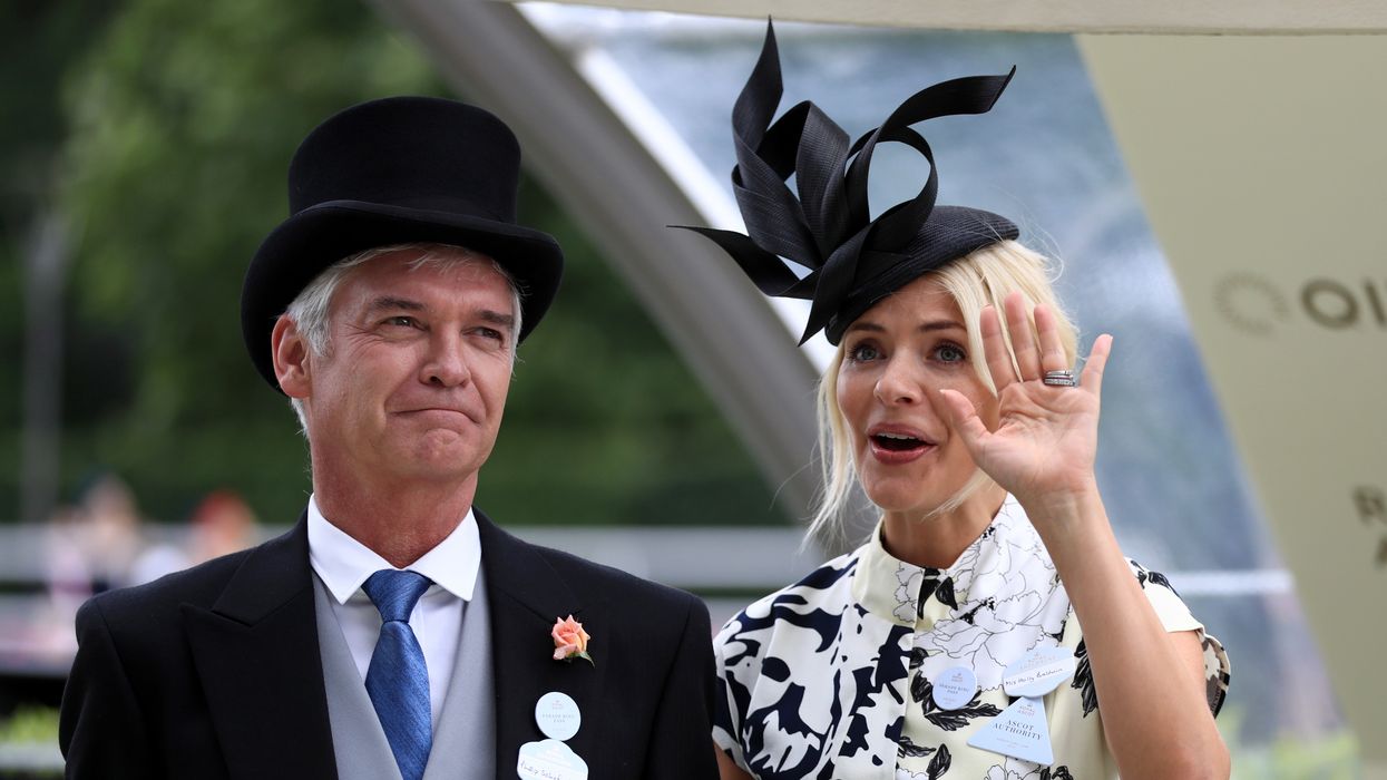 Phillip Schofield and Holly Willoughby at Royal Ascot