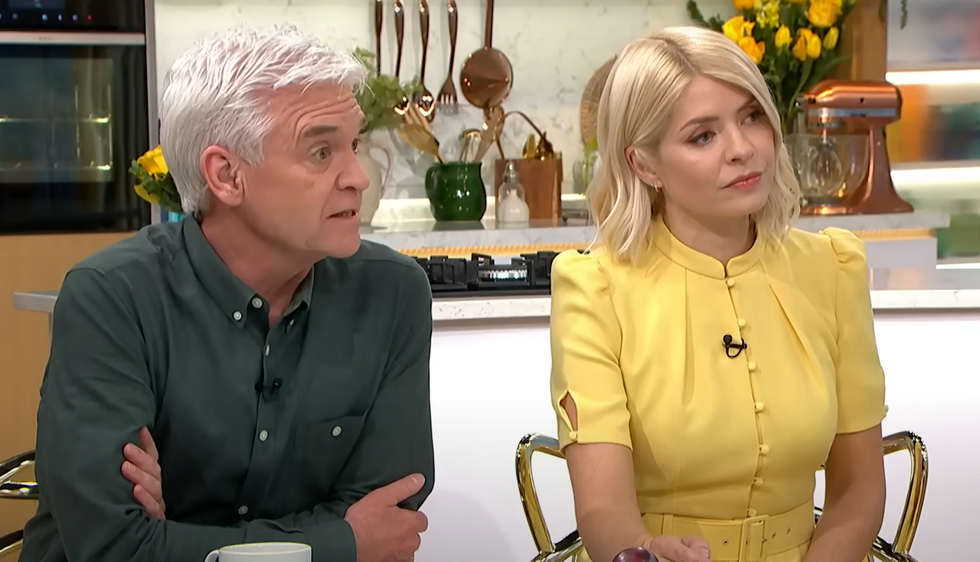 Phillip Schofield and Holly Willoughby on This Morning