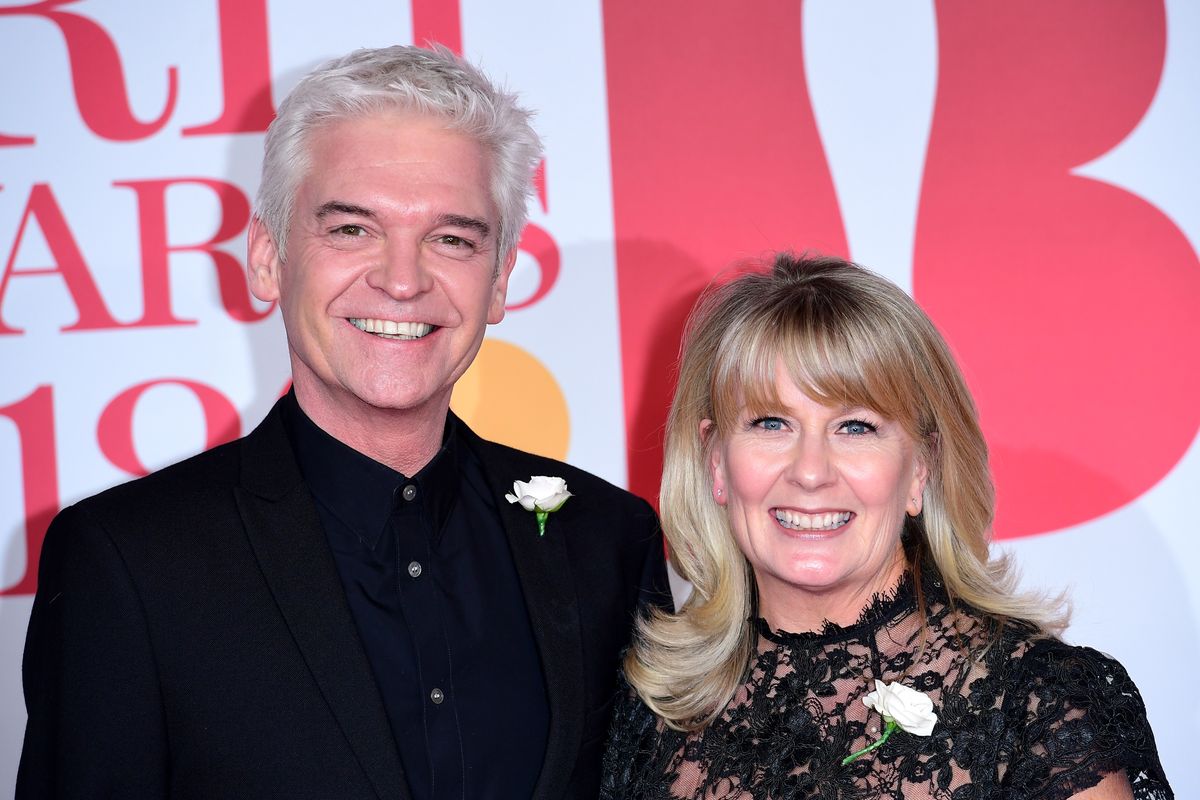 Phillip Schofield and Stephanie Lowe