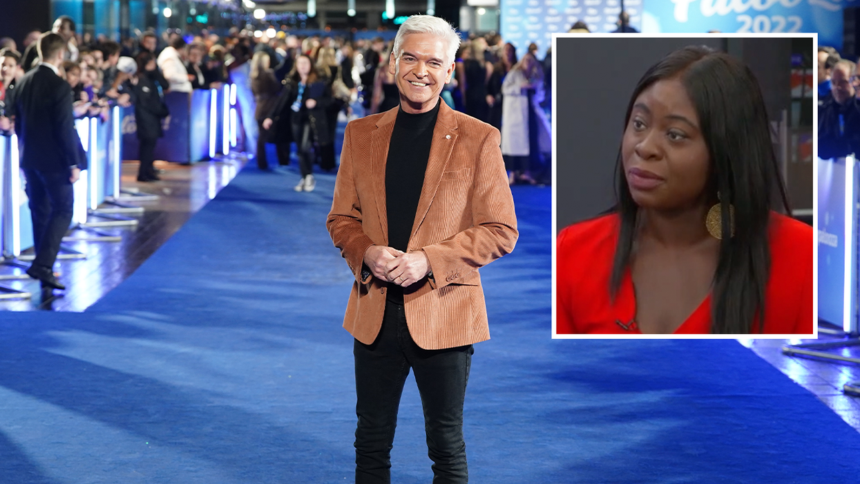 Phillip Schofield (left) and Stephanie Takyi (right)