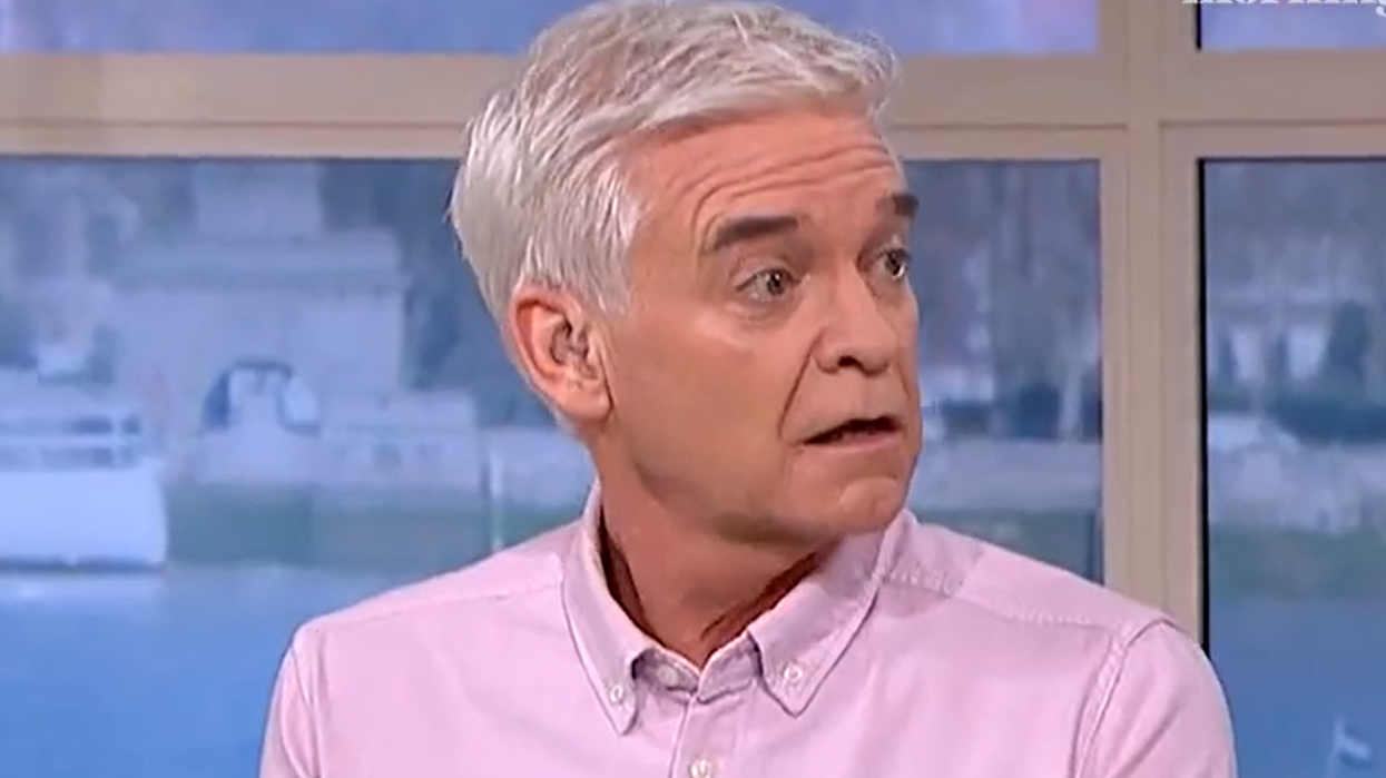 Phillip Schofield on the set of ITV's This Morning