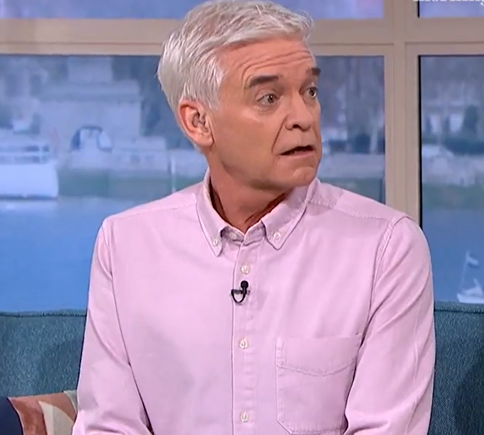 Phillip Schofield on the set of ITV's This Morning
