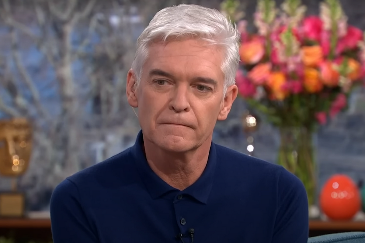 Phillip Schofield on the This Morning sofa