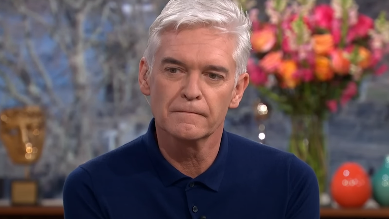 Phillip Schofield on the This Morning sofa