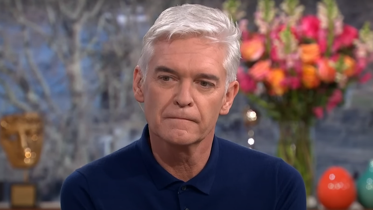 Phillip Schofield on the This Morning sofa