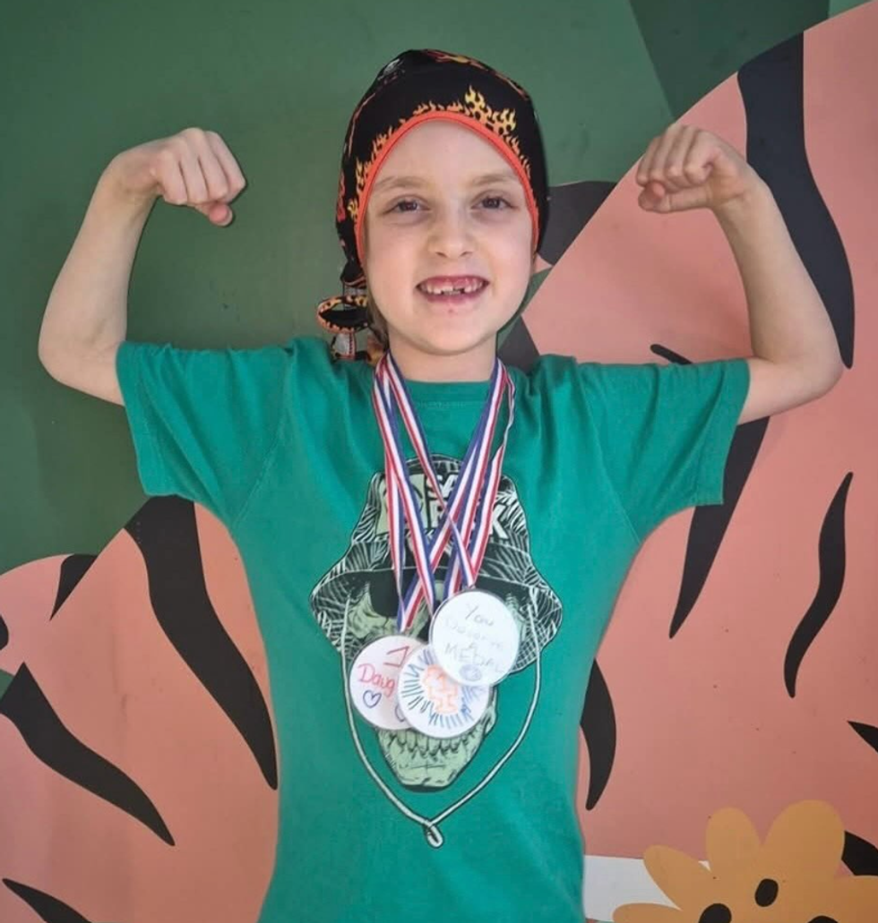 Phoebe's dad said she is 'reacting well to the chemotherapy'