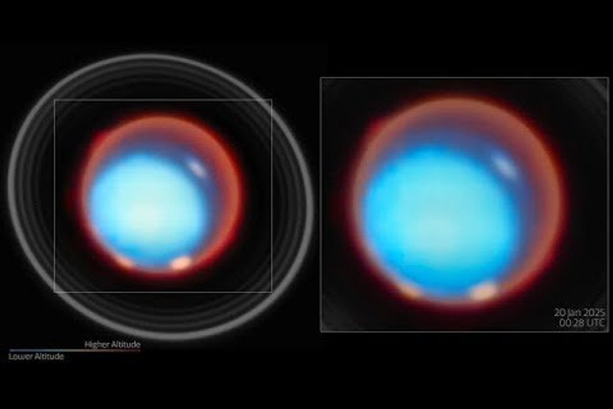 Scientists capture all-new 3D view of Uranus and go inside planet's upper atmosphere for first time