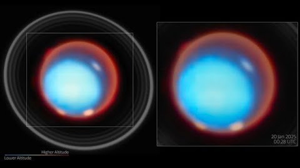 Scientists capture all-new 3D view of Uranus and go inside planet's upper atmosphere for first time