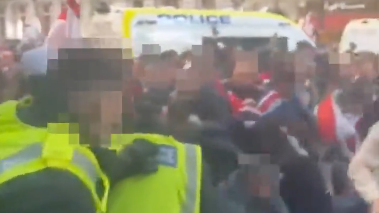 Dozens of police injured after 'challenging day' during 'Unite the Kingdom' rally in central London