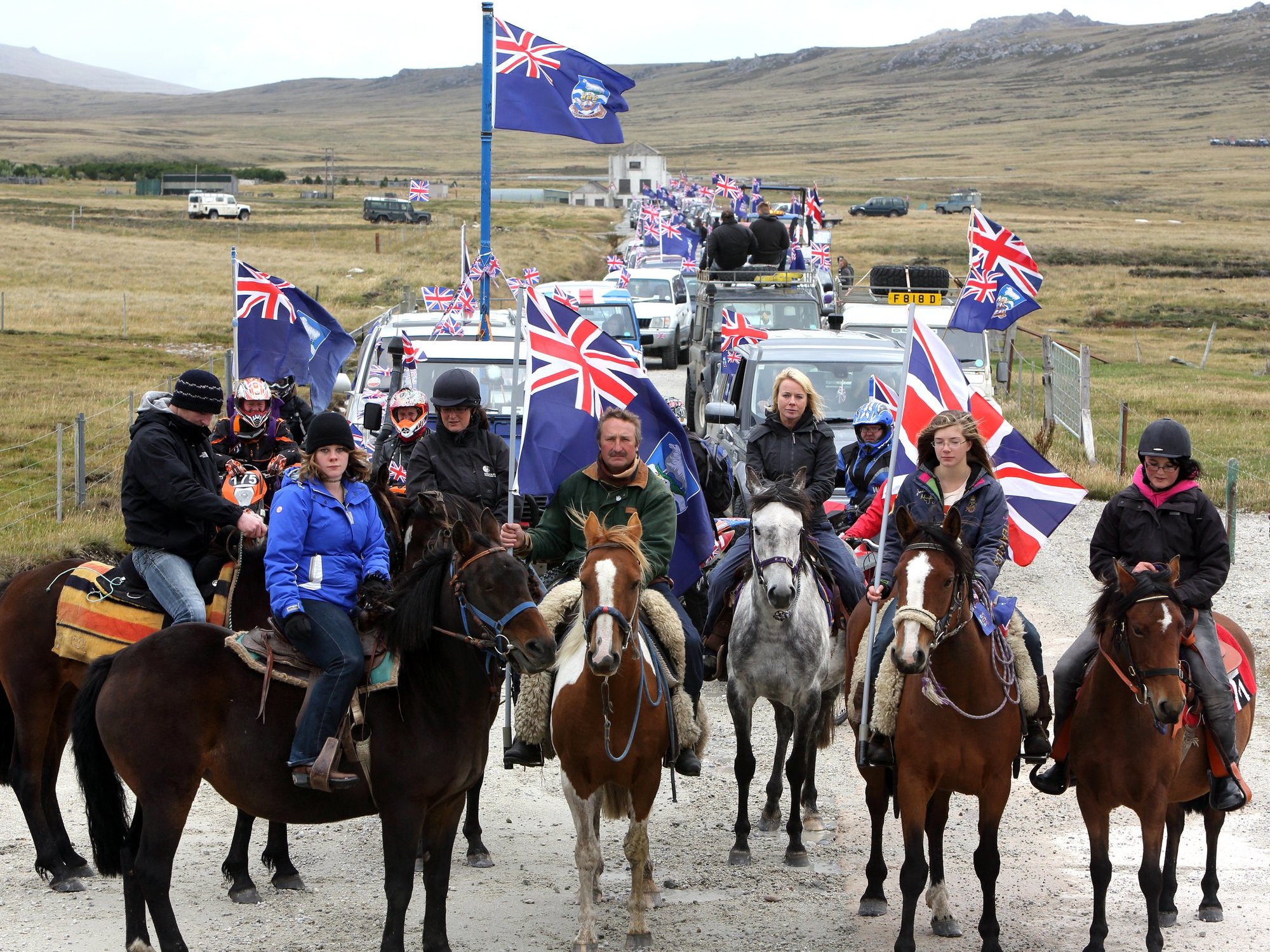 Falkland Islanders issue defiant message to America after leaked Pentagon memo sends Argentina in...