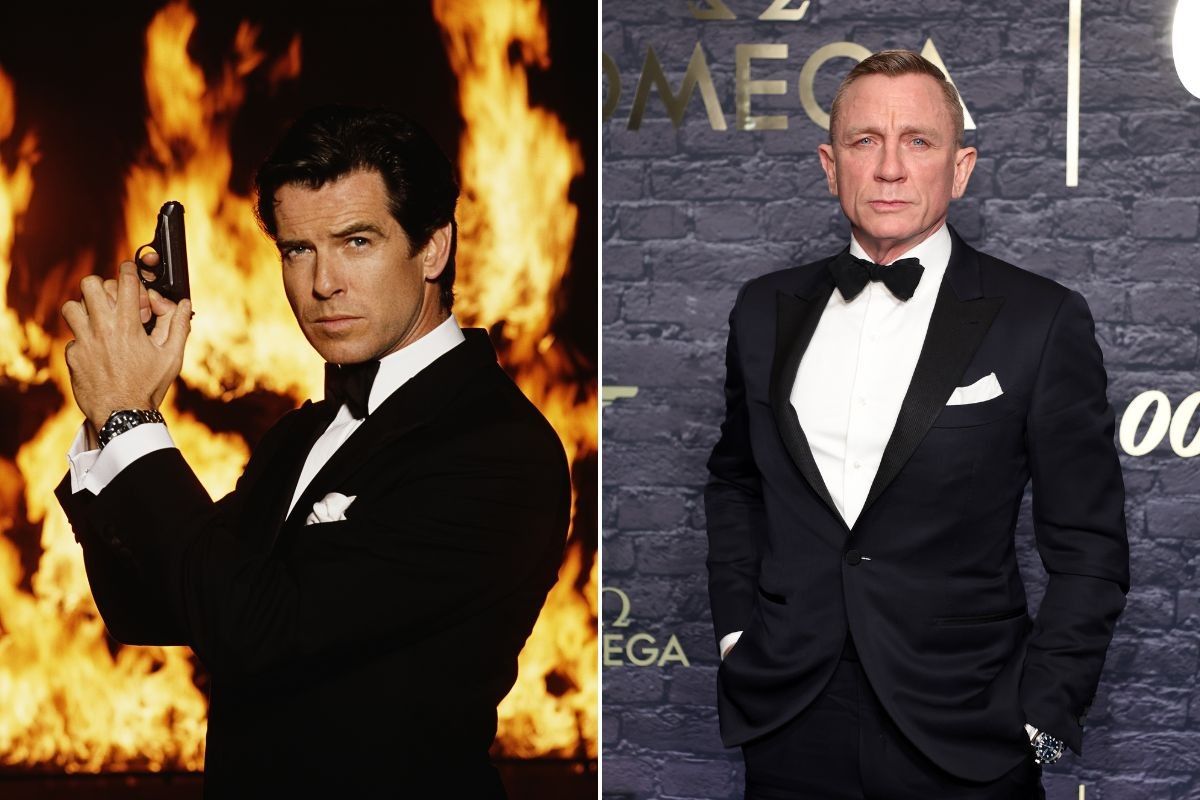 Pierce Brosnan and Daniel Craig