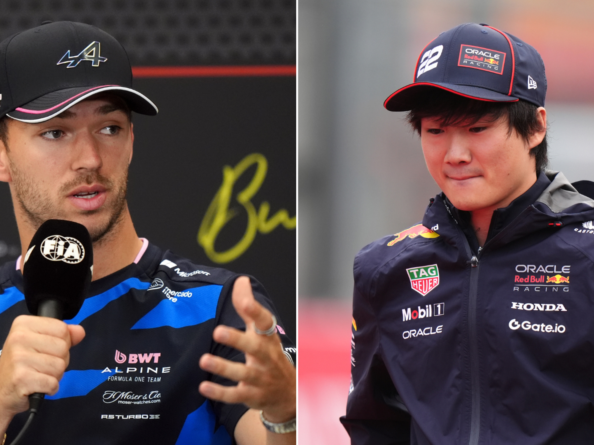 Pierre Gasly, Yuki Tsunoda