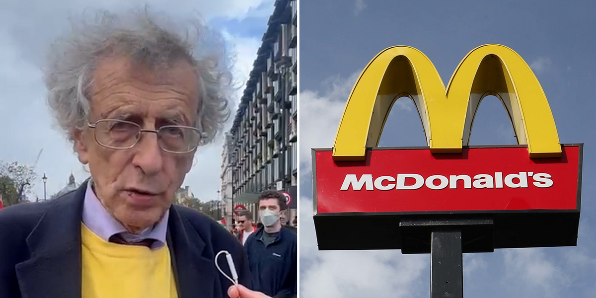NextImg:Piers Corbyn calls for McDonalds boycott in rant over Israel-Hamas war