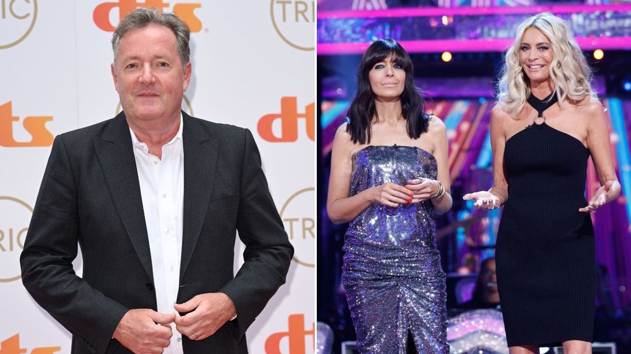 Piers Morgan, Claudia Winkleman and Tess Daly