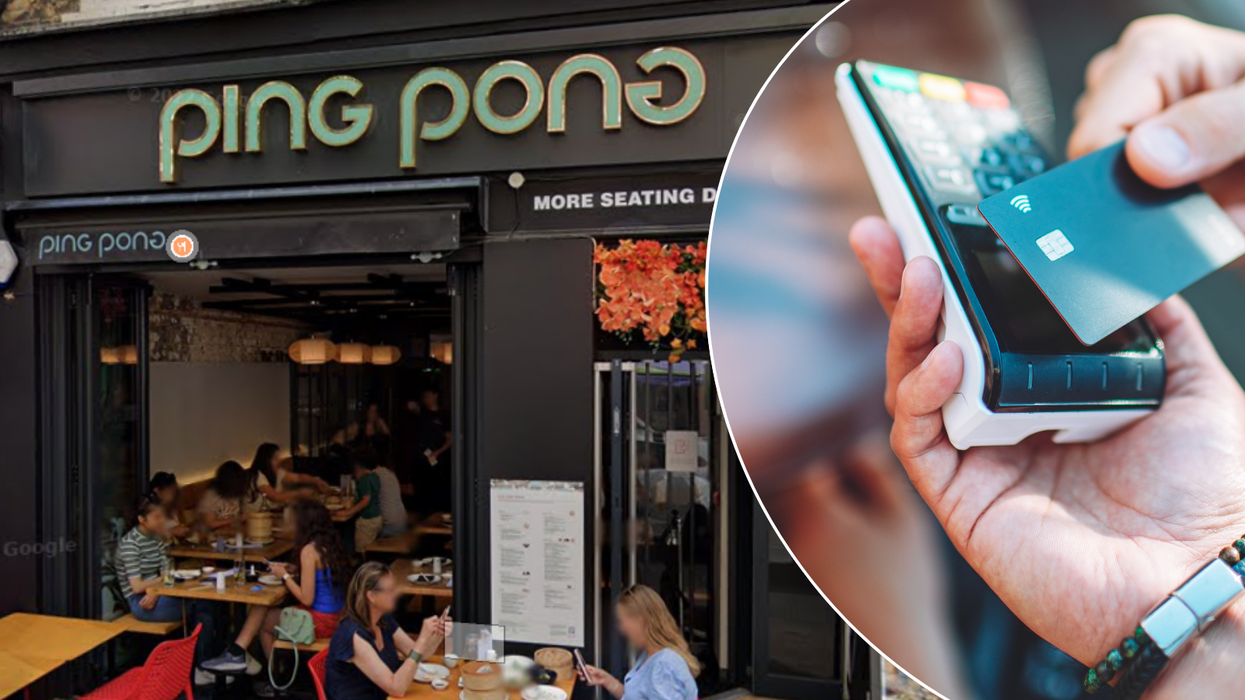 Ping Pong/Someone paying on card