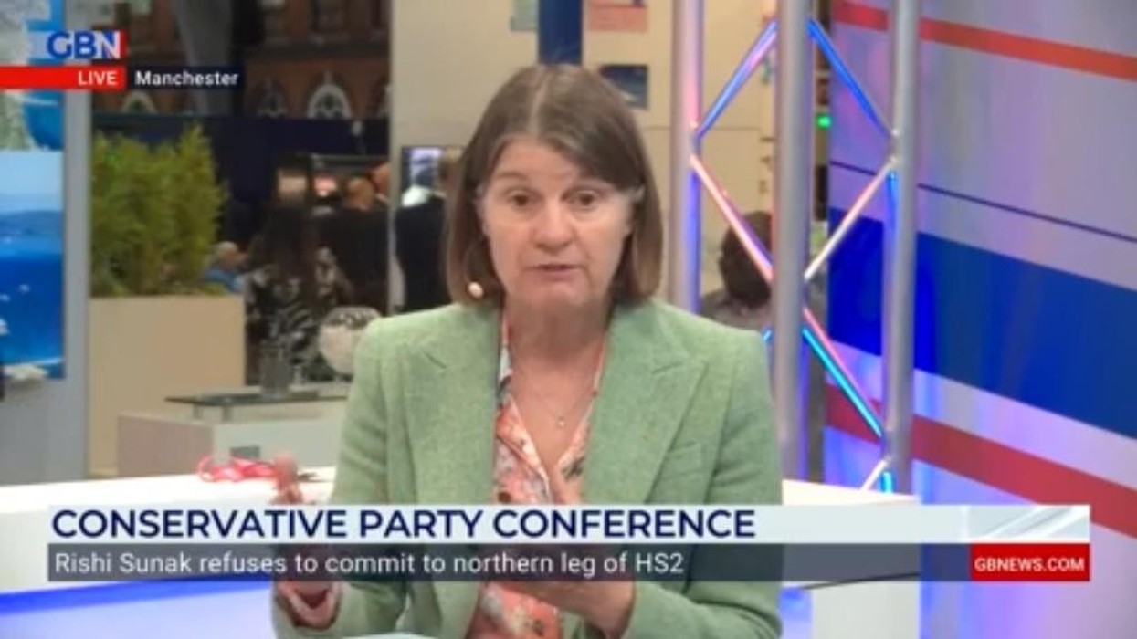 Pip Tomson clashes with Rachel Maclean on HS2 at Tory conference