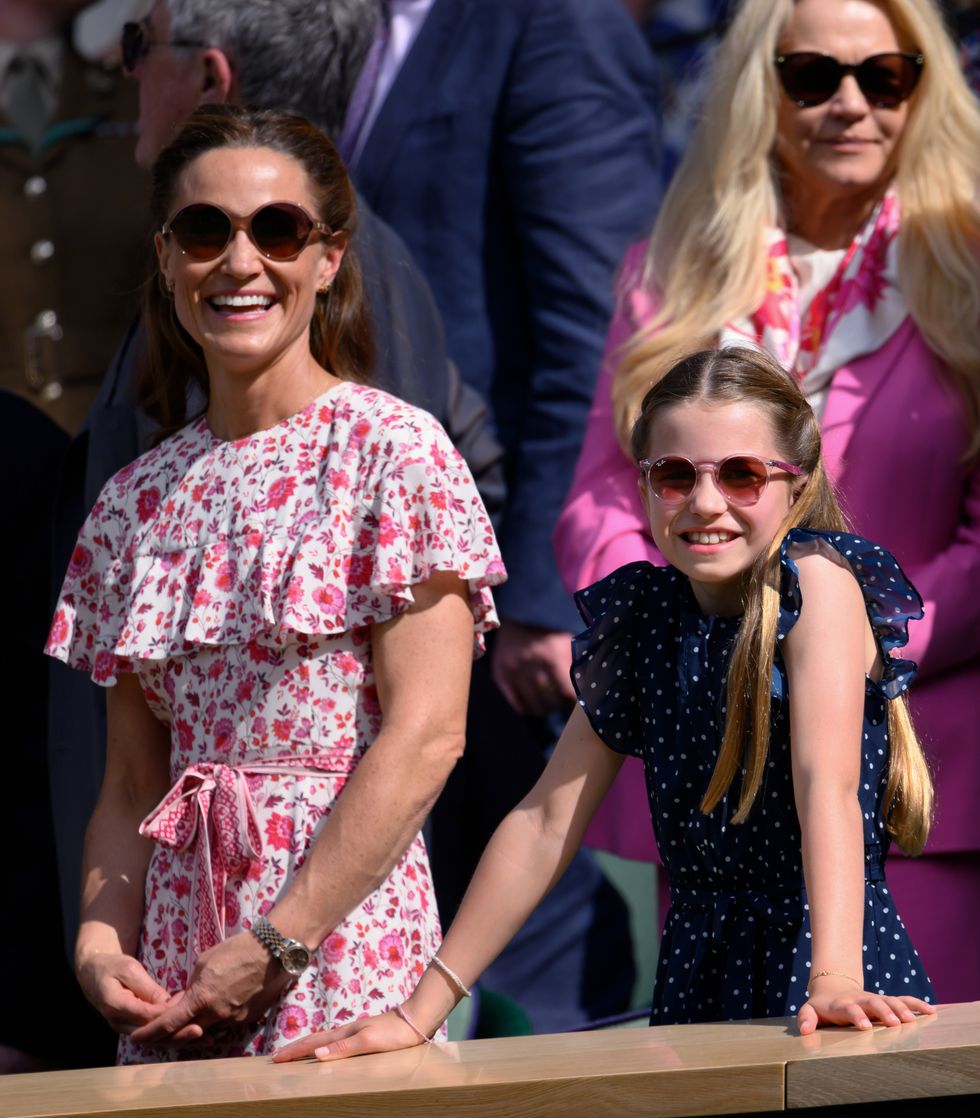 Pippa Middleton and Princess Charlotte