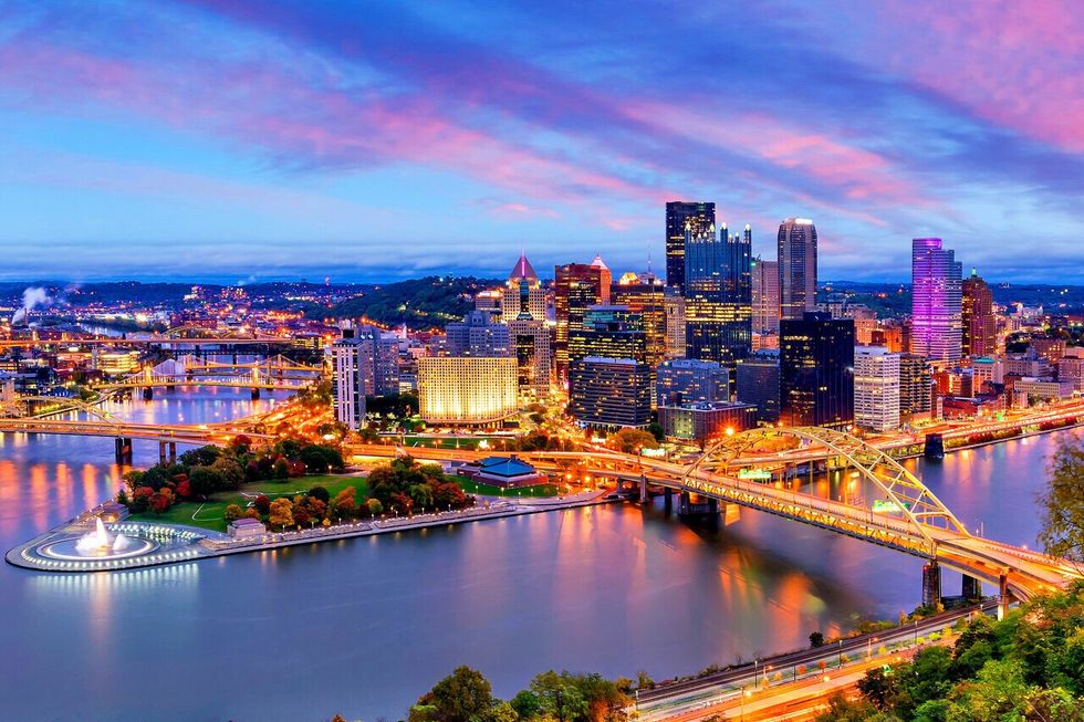 Pittsburgh, Pennsylvania at night