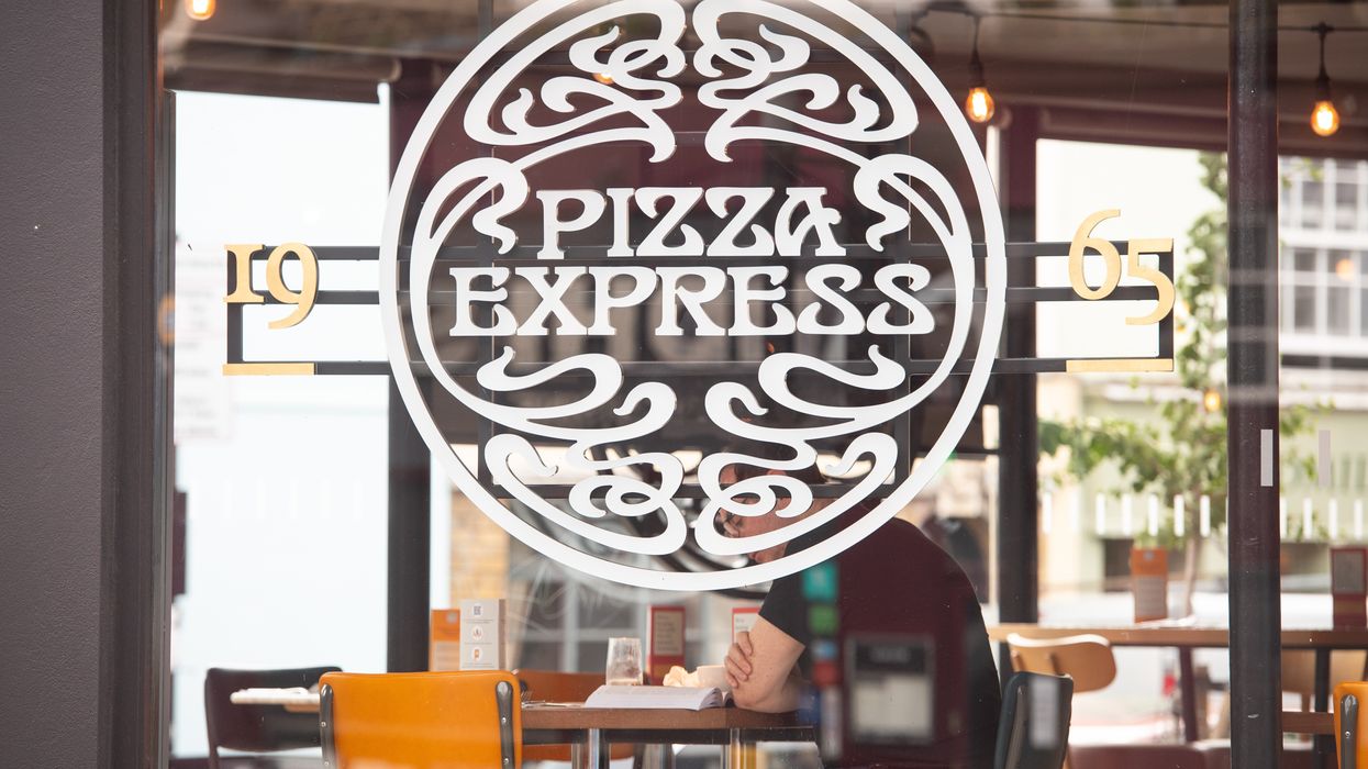 PizzaExpress restaurant sign