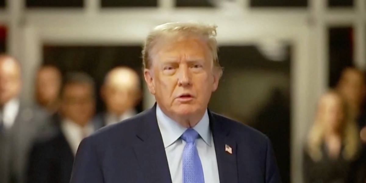 NextImg:Donald Trump says 'the case is over' as he heralds 'good day' in court
