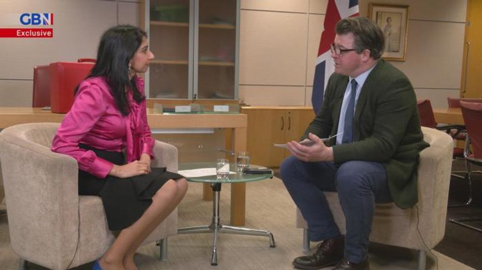 Suella Braverman sits down for EXCLUSIVE interview with GB News' Liam Halligan - Watch in full
