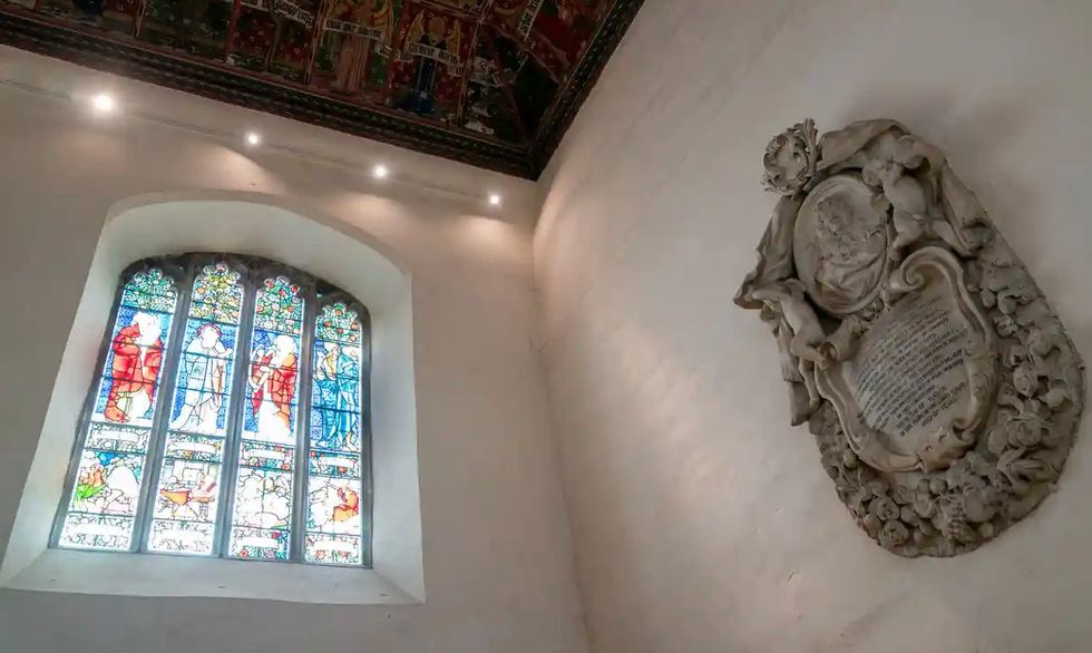 Plague commemorating Tobias Rustat