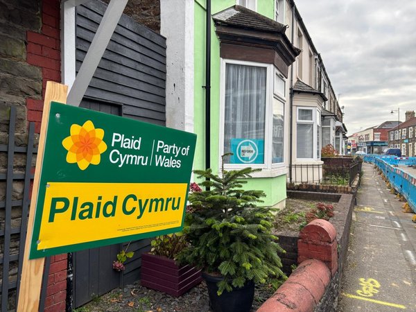 Plaid Cymru and Reform UK were vying for the top two places in Caerphilly
