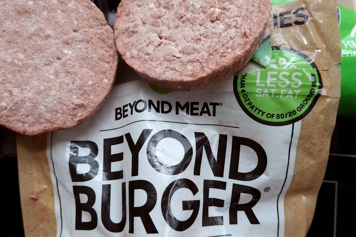 Plant based beyond meat burgers