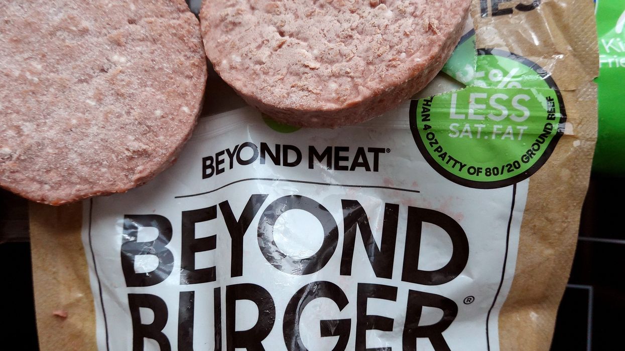 Plant based beyond meat burgers