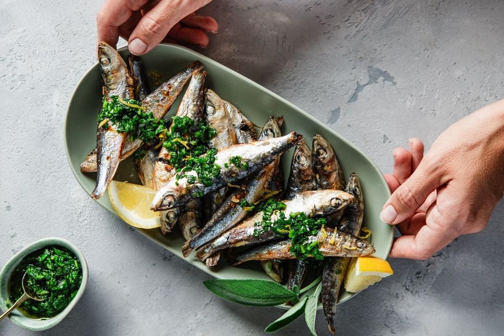 PLATE OF SARDINES