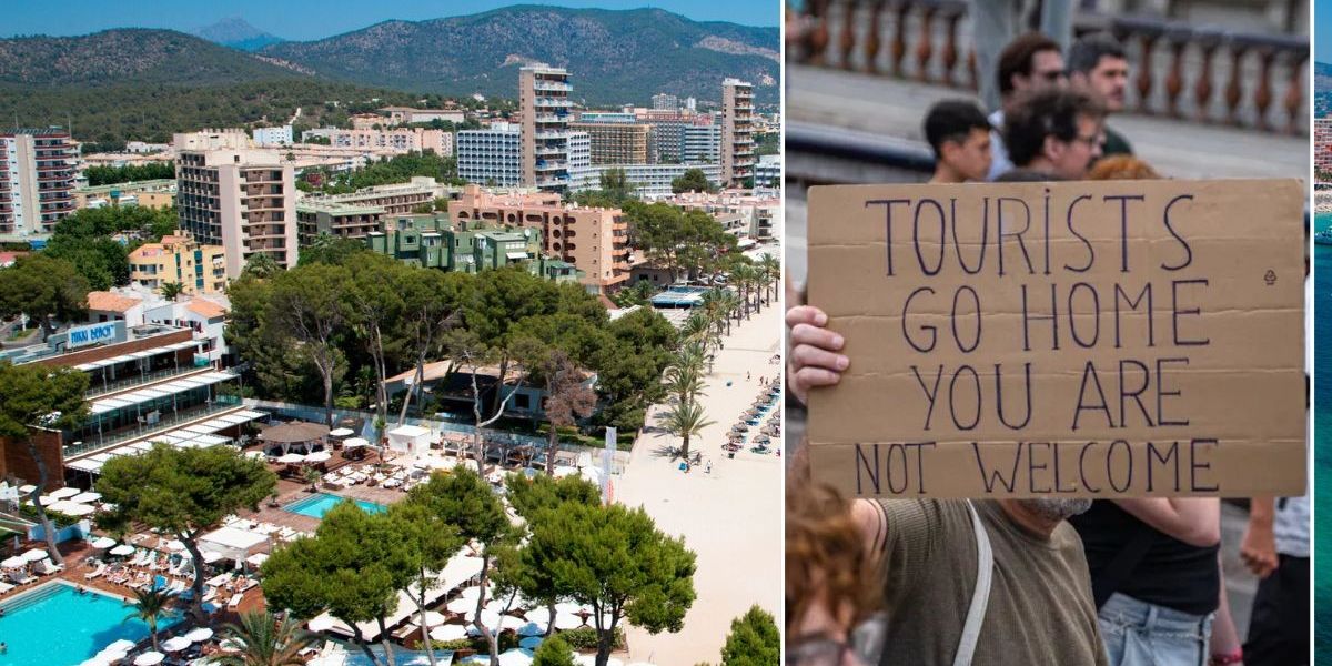 NextImg:Spain: Britons threaten to boycott as anti-tourist protests continue - 'be careful what you wish for!'