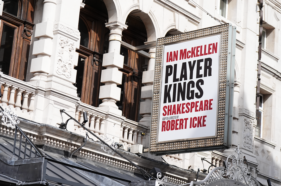 Player Kings theatre sign