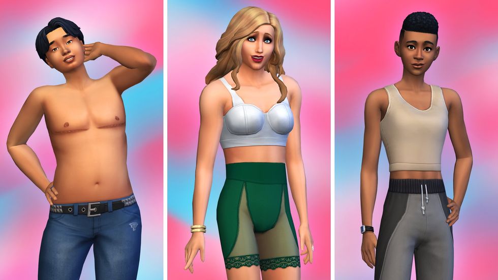 Players can now add top surgery scars as part of the latest update