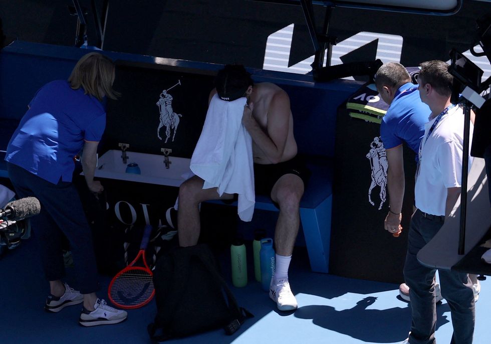 Players have already been left feeling the heat in Melbourne this month