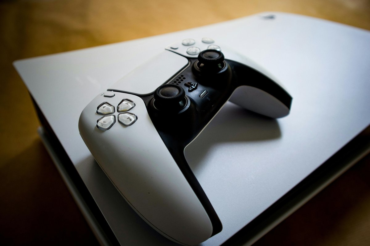 PlayStation 5 console and controller