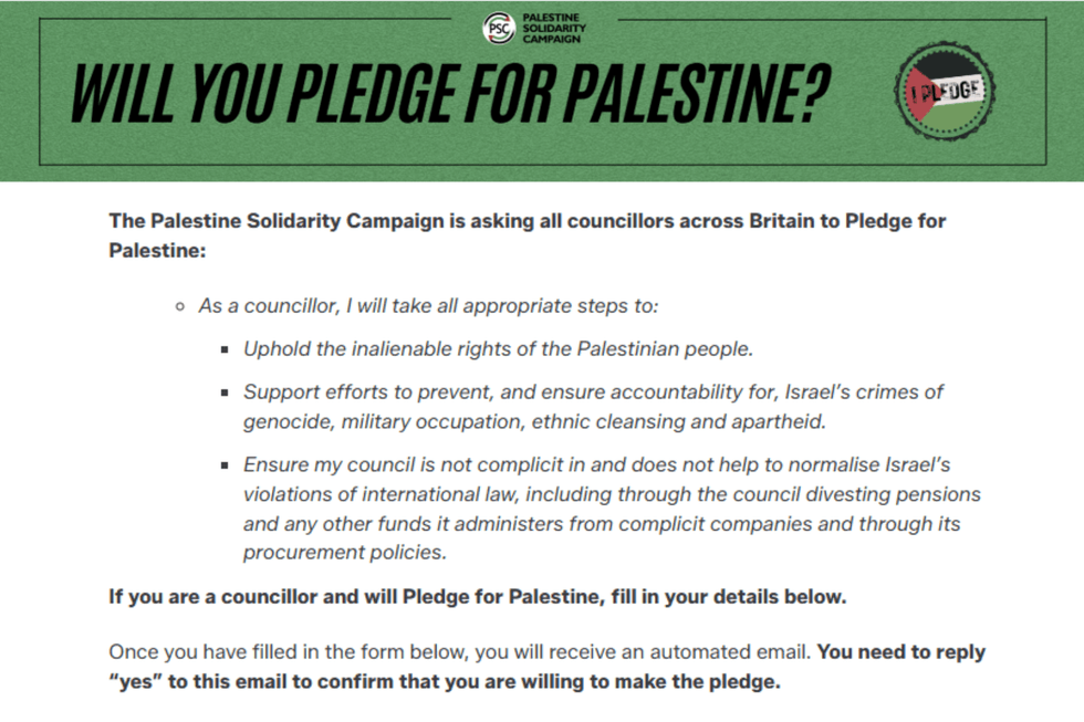 Pledge for Palestine