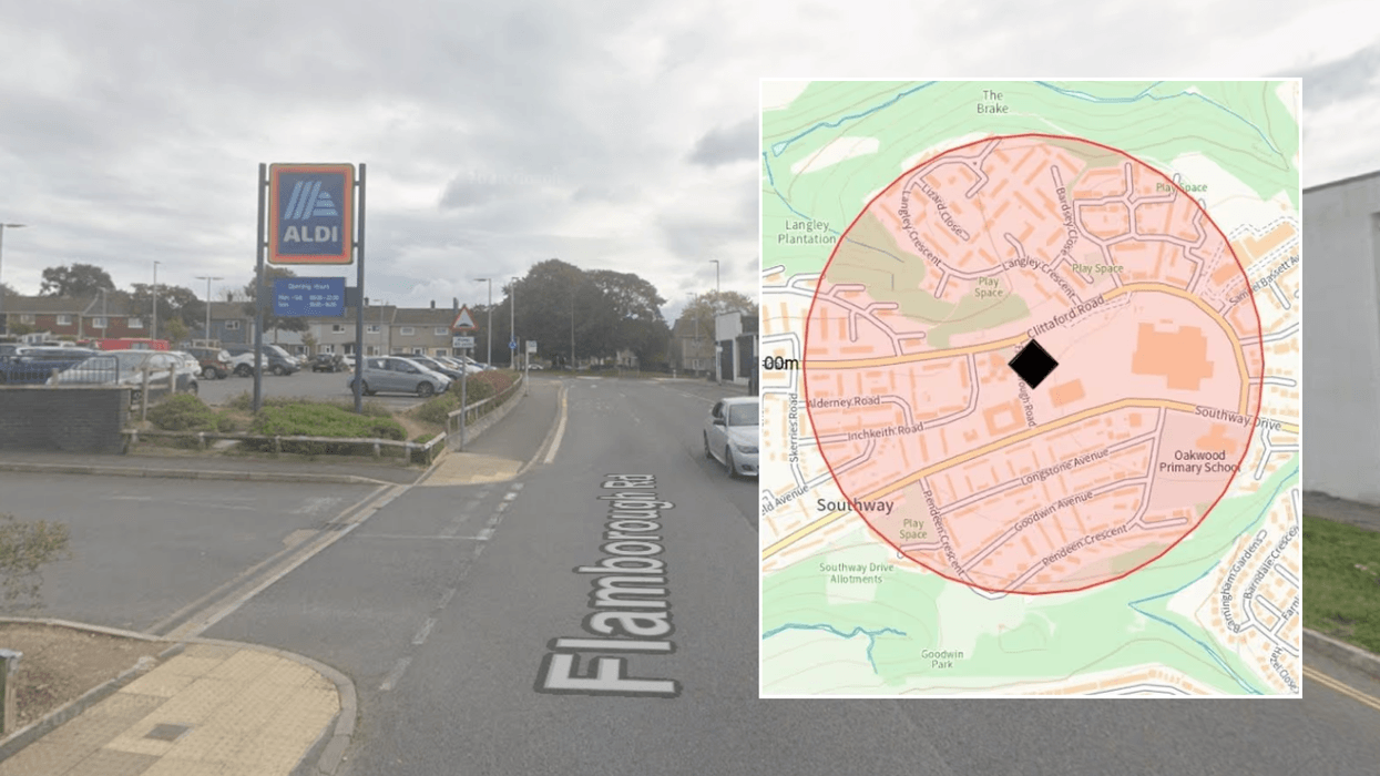 Plymouth bomb scare