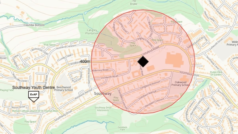 Plymouth bomb scare