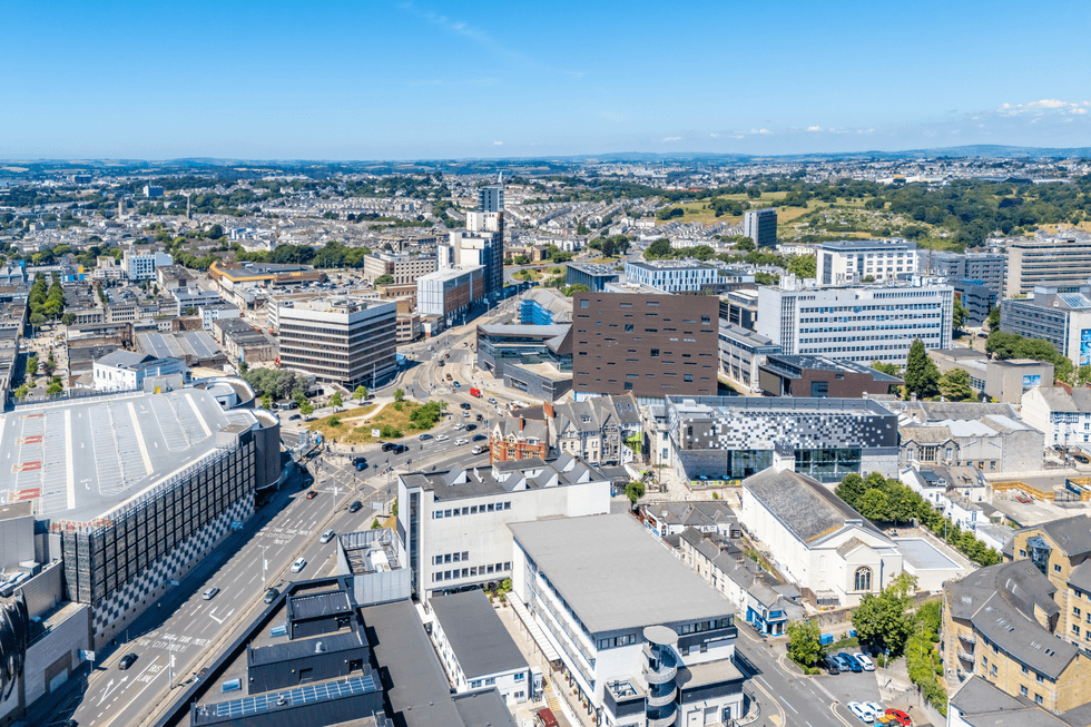 Plymouth city centre