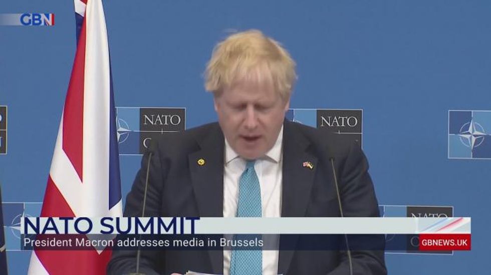 Nigel Farage demands Boris Johnson 'take his hands out of his pockets' as PM at NATO meeting
