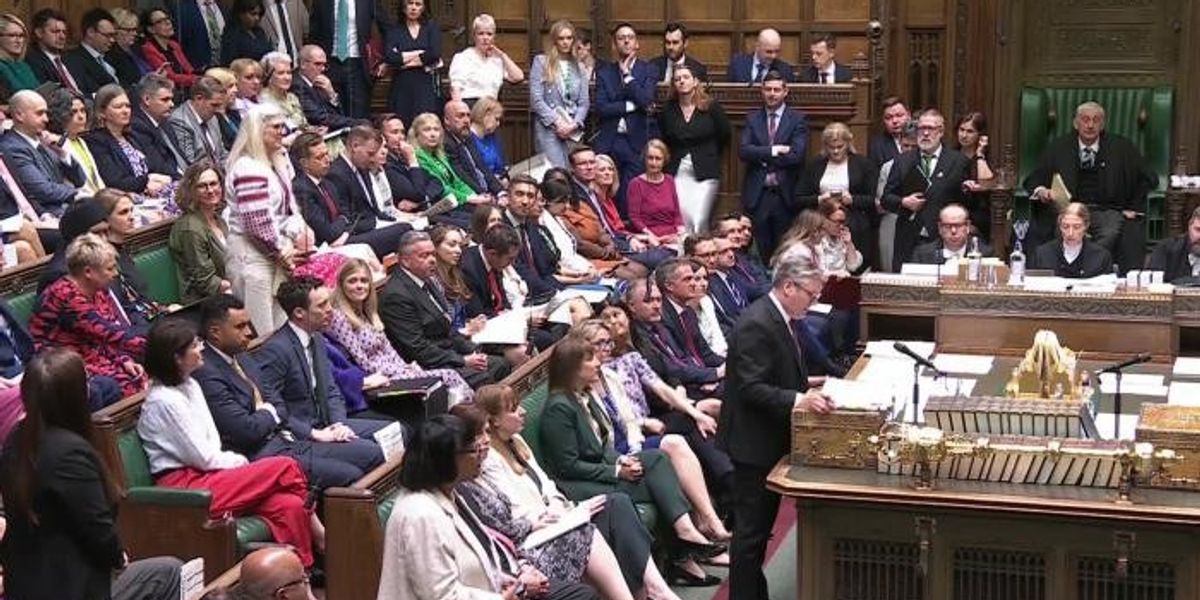 NextImg:PMQs: Nigel Farage astonished as Keir Starmer launches attack over Jaguar Land Rover remarks