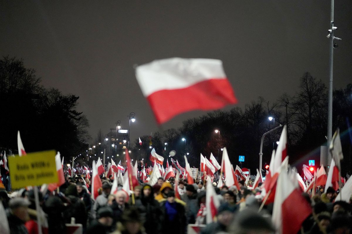 Poland has been rocked by huge anti-government protests.