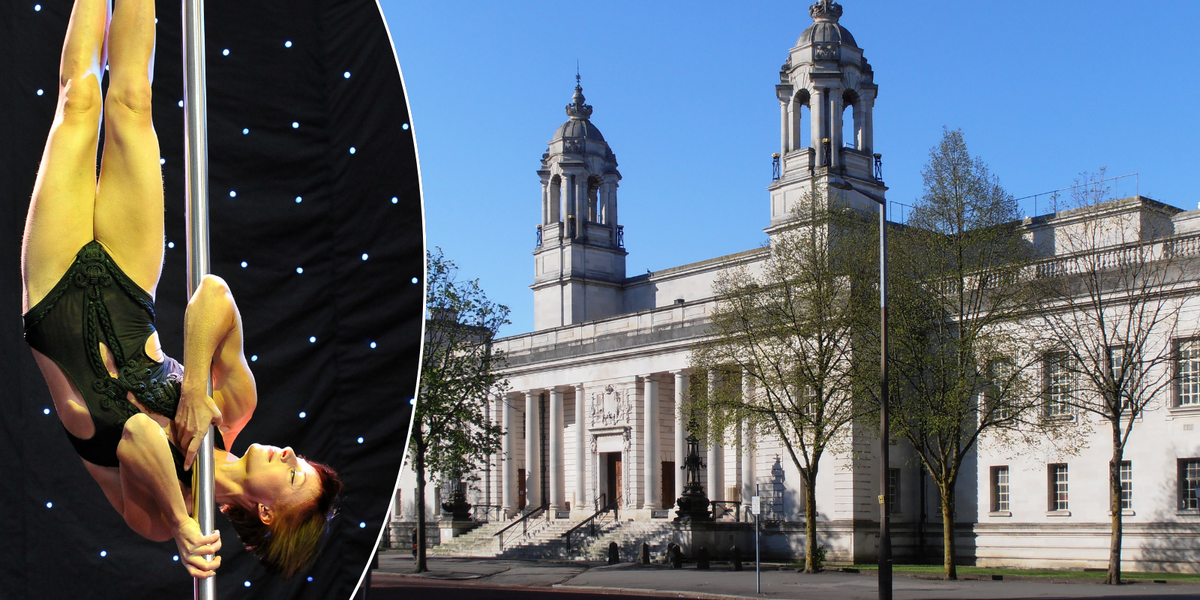 NextImg:Benefits cheat ordered to pay back £10k after she was caught pole dancing - despite claiming to be too ill to wash herself
