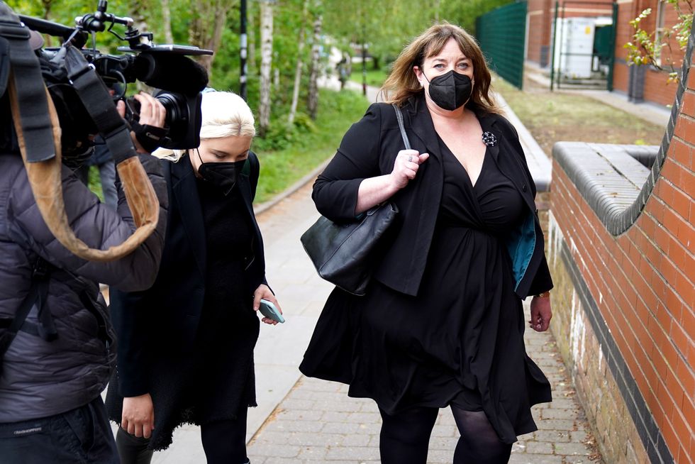 Police and Crime Commissioner for Nottinghamshire, Caroline Henry, leaves Nottingham Crown Court, where she was due to be sentenced after admitting to five speeding charges. Picture date: Tuesday May 3, 2022.