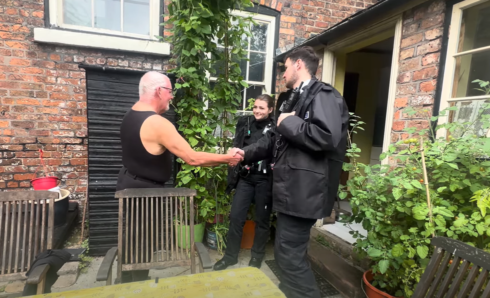 Police and Keith Hackett